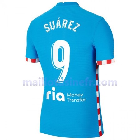 Maillot de Foot Atlético Madrid Luis Suarez 9 Troisième 2021-22